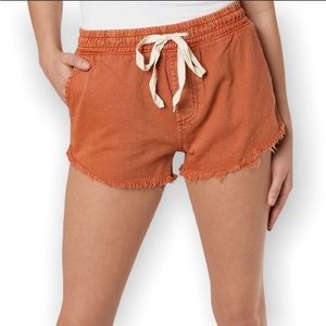 Billabong Coast Line Denim Short Orange Spice Medium